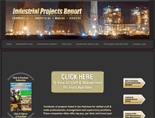 Tablet Screenshot of industrialprojectsreport.com